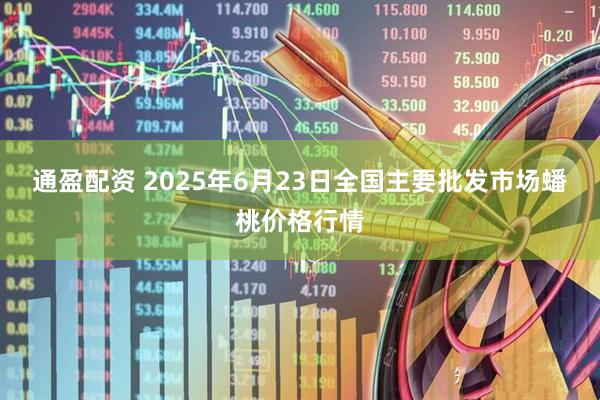 通盈配资 2025年6月23日全国主要批发市场蟠桃价格行情