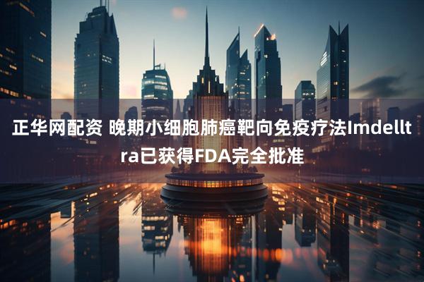 正华网配资 晚期小细胞肺癌靶向免疫疗法Imdelltra已获得FDA完全批准